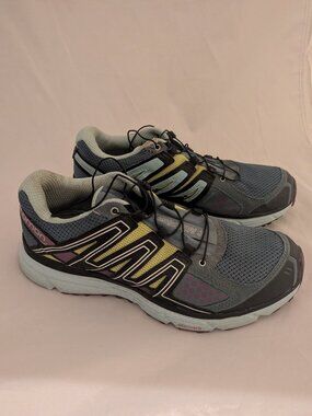 Salomon Womens 8.5 Running Shoes Purple X Mission 3 Mesh Trail Athletic Hiking